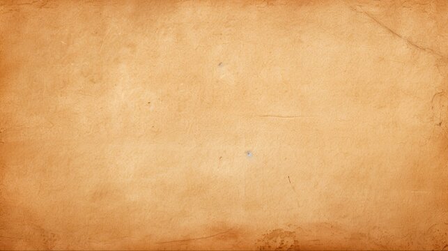 Vintage Light Brown Paper Background with Grunge Textured Border and Parchment Texture for Website Banner Design