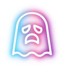 Obraz premium Set of Halloween neon