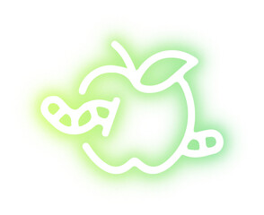 Set of Halloween neon