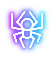 Set of Halloween neon