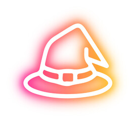 Set of Halloween neon