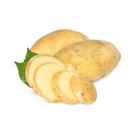 potato isolated on white background