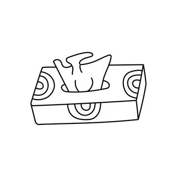 recommend clip art: Hand drawn paper wafers vector illustration.