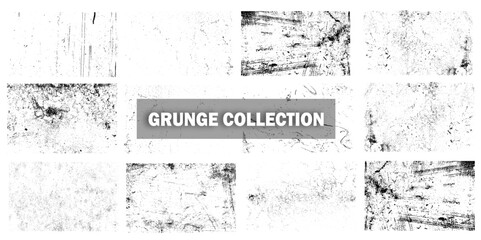 Vector grunge textures set. Grunge textures set. background. vector illustration.