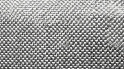 A black and white textured fabric in close-up created with Generative AI technology