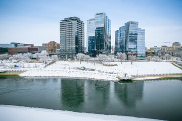 Urban Heartbeat: Downtown Saskatoon, Saskatchewan Skyline