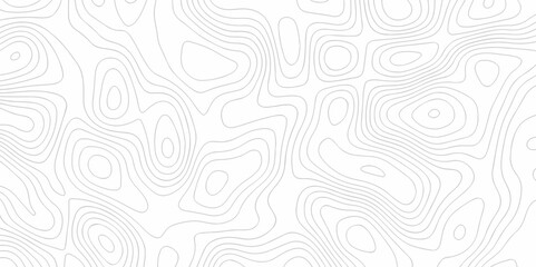 Topo contour map on white background, Topographic contour lines. Seamless pattern with lines Topographic map. Geographic mountain relief. Abstract lines background. Contour maps. Vector illustration.