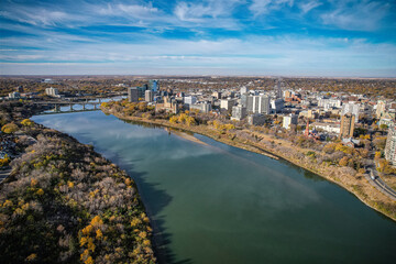 Urban Heartbeat: Downtown Saskatoon, Saskatchewan Skyline