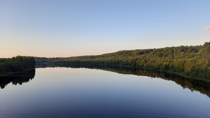 Fototapeta premium lake in the morning