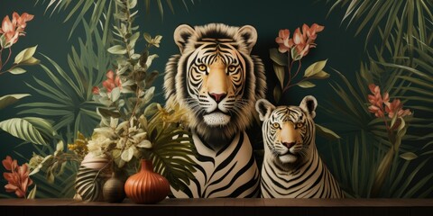 Exotic Animal Stripe Pattern