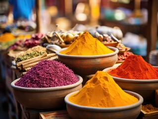 Vibrant Spice Bazaar
