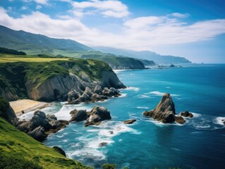 Fototapeta na wymiar Basque Country Coastal Beauty