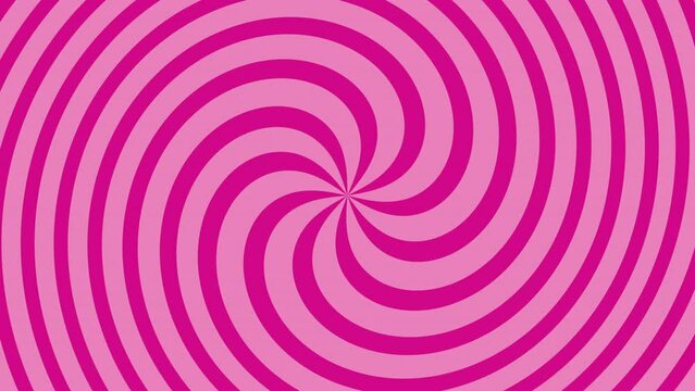 abstract motion, pink twisted spiral animation loppable background