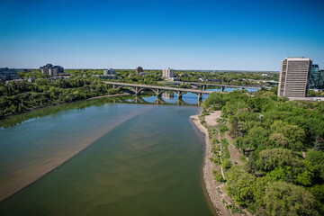 Urban Heartbeat: Downtown Saskatoon, Saskatchewan Skyline