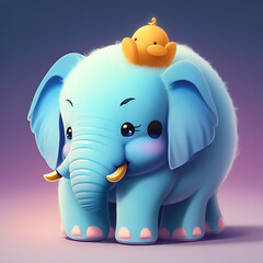 Baby elephant character