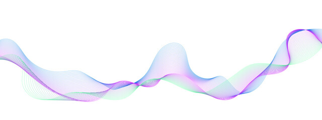 Abstract wavy information technology smooth wave lines background. Design used for banner, presentation, web design, cover, web, flyer, card, poster, texture, slide, magazine Data visualization.