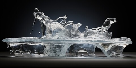 Melting Ice Sculpture