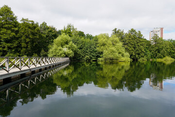 Fototapeta premium bridge over the river