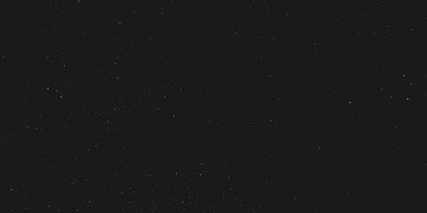 Night starry sky with stars and planets suitable as background. Grain noise particles. Snow effects pack. 
