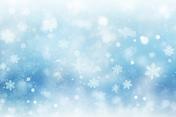 Fototapeta na wymiar Snowflakes Background. Magical heavy snow flakes backdrop. Snowstorm ice particles. Generative Ai.