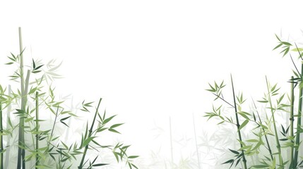 Naklejka premium Design template for bamboo forest