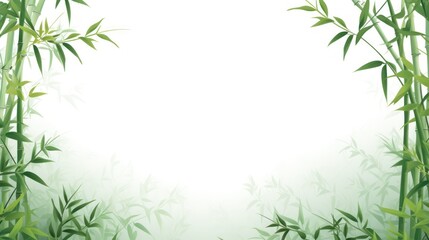 Design template for bamboo forest