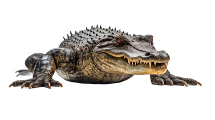 Fototapeta premium Crocodile en transparence, sans background