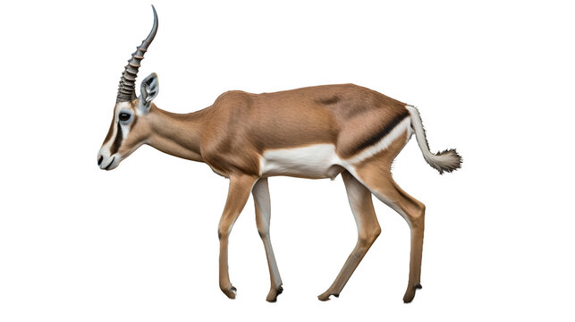 Antilope impala en transparence, sans background