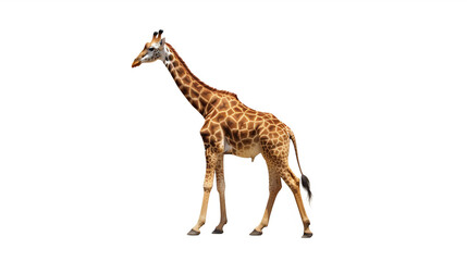 Obraz premium Girafe en transparence, sans background