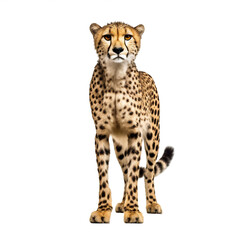 Guépard en transparence, sans background