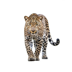 Obraz premium Léopard en transparence, sans background