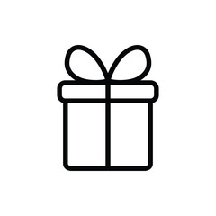 gift box - vector icon