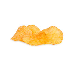 Fototapeta premium Potato chips isolated on white background