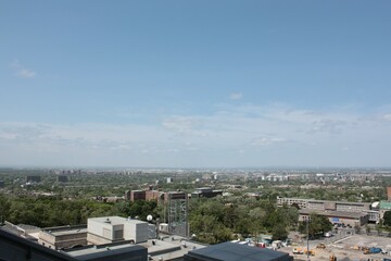 Vue Montréal depuis l'Oratoire St-Joseph, Mont-royal, Montréal