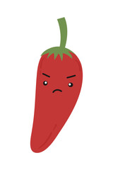 Fruit and Vegetable Cartoon Characters. Funny Fruit Illustration, Funny Vegetable Character