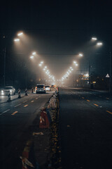 night traffic at night