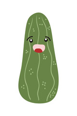 Fruit and Vegetable Cartoon Characters. Funny Fruit Illustration, Funny Vegetable Character