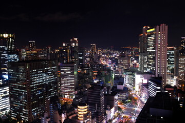 Fototapeta premium 浪速の夜