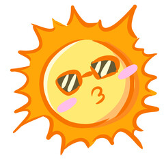 sun cartoon character