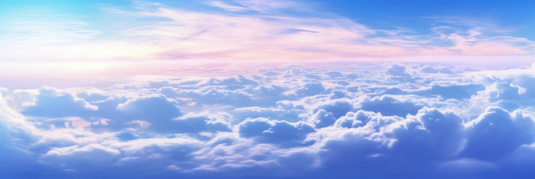 Himmel mit Wolken. Generiert mit KI © shokokoart