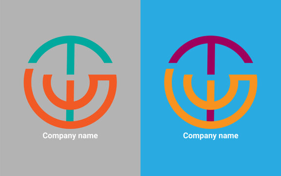 TCE Simple Vector Logo Design Template
