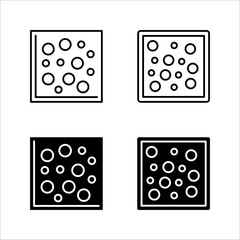Heat Map icon set. Heat Map symbol design from Maps and locations collection. Simple element vector illustration on white background.