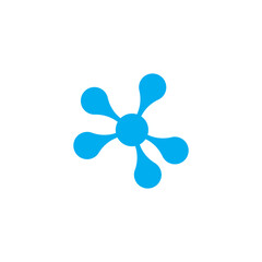 Biotech, Molecule, DNA, Atom, Medical or Science Logo Design Vector.