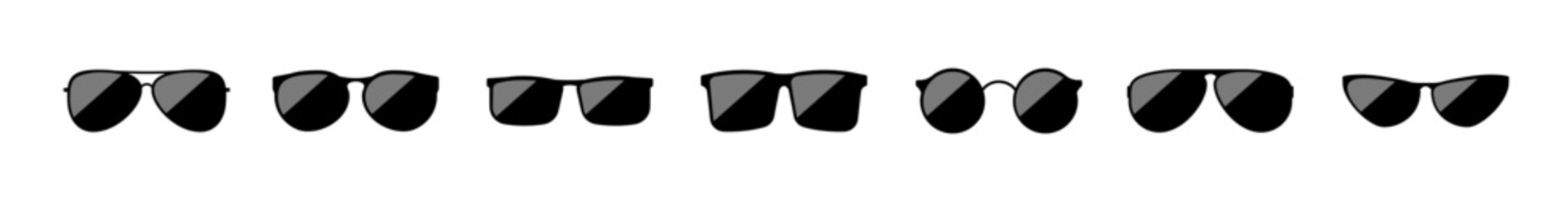 Black sun glasses 3d vector. Glossy aviator googles © Богдан Скрипник