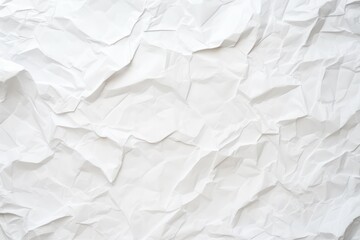 Obraz premium Artistic Texture for Design: Crumpled White Paper Background