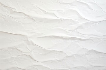 Fototapeta premium Artistic Texture for Design: Crumpled White Paper Background