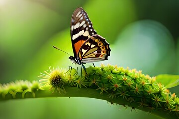 Obraz premium butterfly on a flower