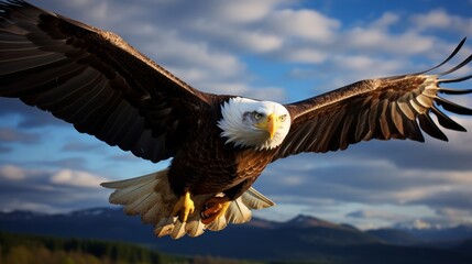 Obraz premium bald eagle in flight