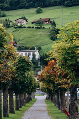 Picturesque landscape of Alpnach, Switzerland
