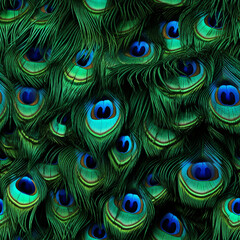 Seamless peacock skin pattern